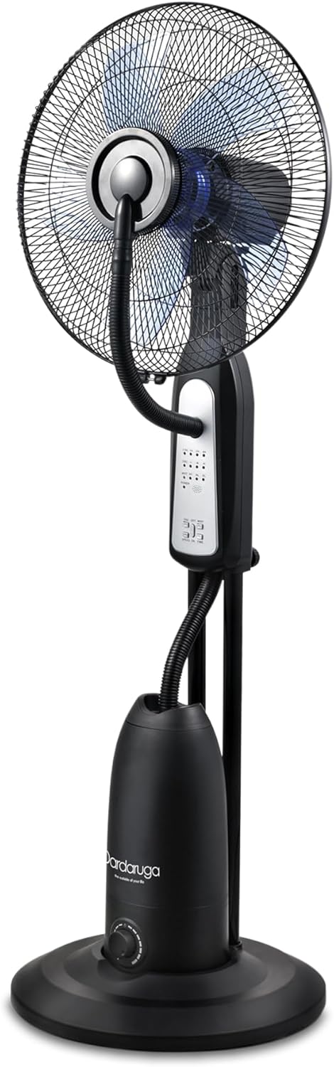 KLIMA Standventilator mit Sprühnebel Wasserkühlung Kühlfunktion DARDARUGA