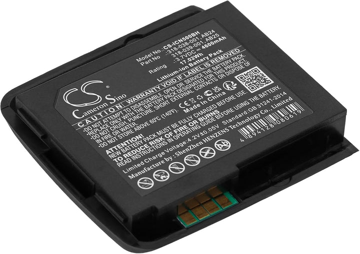 CS-ICN500BH Akku 4600mAh Kompatibel mit [Intermec] CN50, CN51 Ersetzt 318-038-001, 318-039-001, 318-