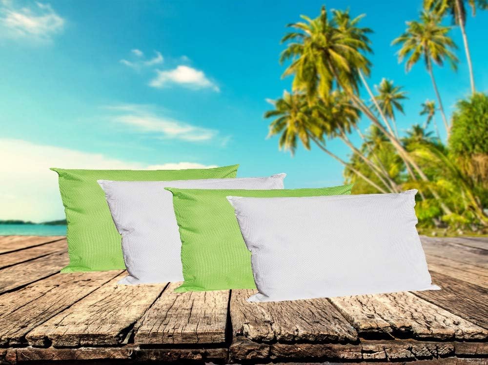 JACK 4X Outdoor Lounge Kissen 30x50cm viele Farben Dekokissen inkl. Füllung Wasserfest Sitzkissen Ga