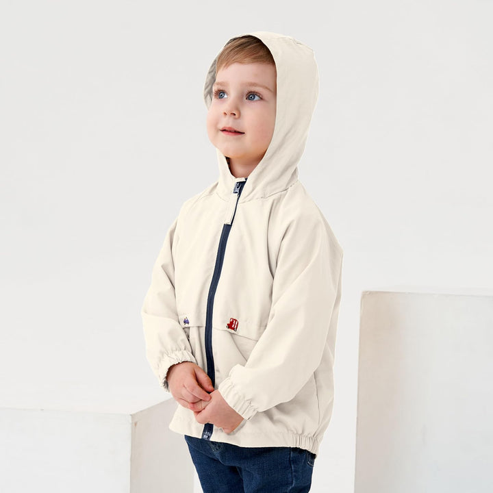Volunboy Baby Kapuzen Jackets, Jungen Langarm Winddicht Mantel Cartoon Aufdruck Jacken 3-4 Jahre Apr