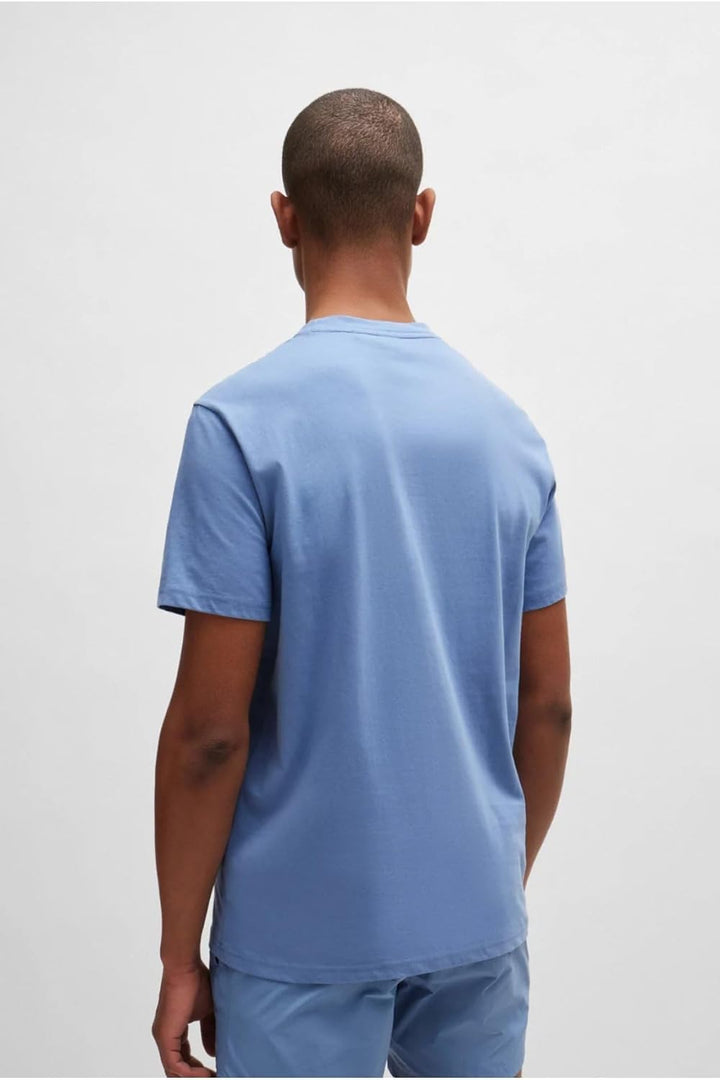 BOSS Herren Rn Beach T Shirt M Bright Blue430, M Bright Blue430