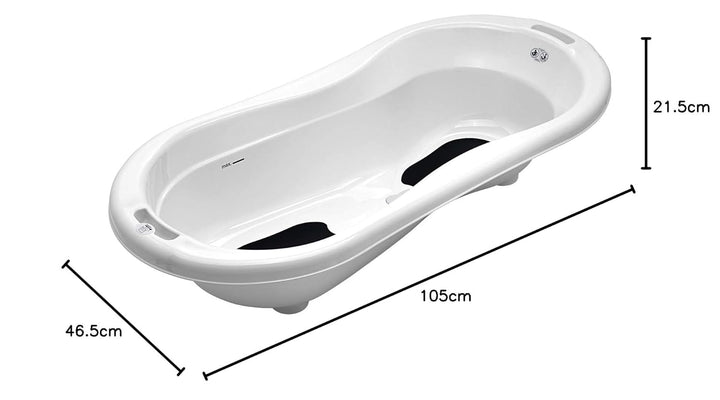 Rotho Babydesign TOP Xtra Badewanne - Badewanne - Babybadewanne - Kinderbadewanne - Duschbadewanne -