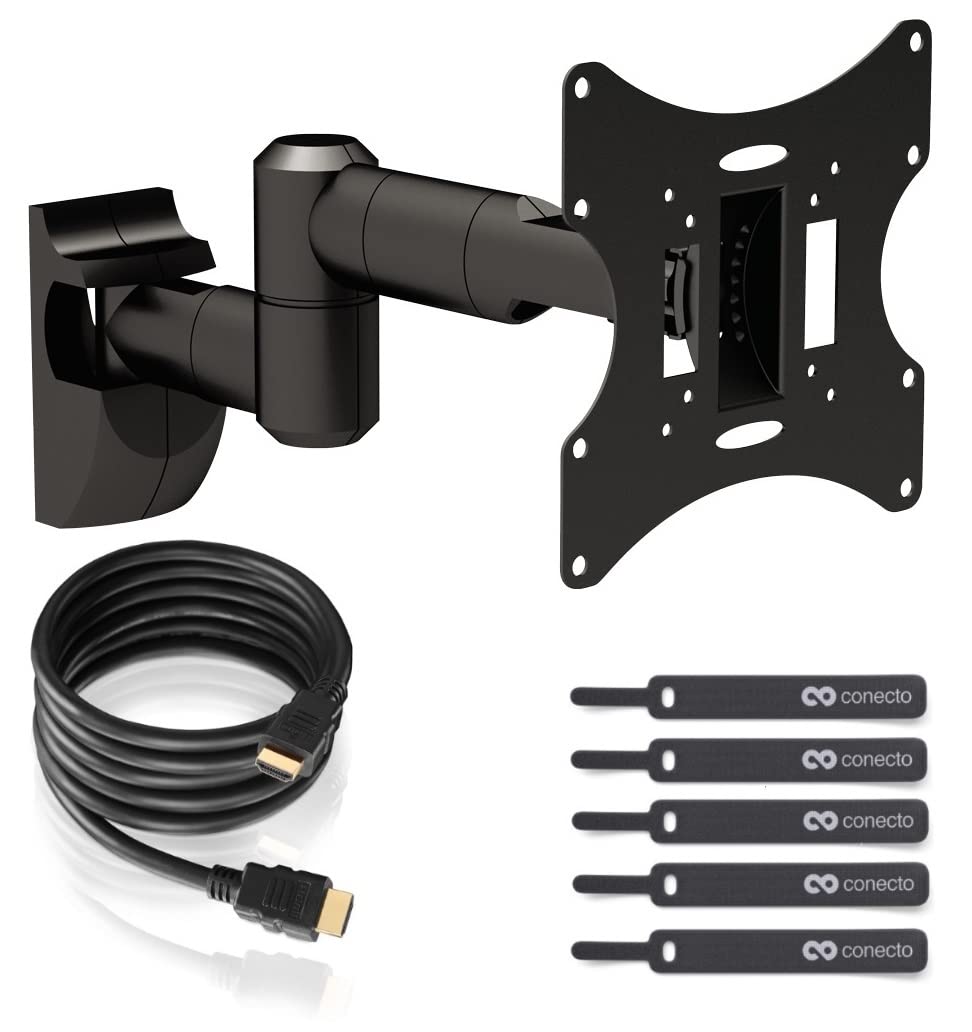 TV Wandhalterung für 10-42 Zoll (ca.25-107cm) Flach &amp; Curved LCD LED OLED Fernseher &amp; TFT Monitor |