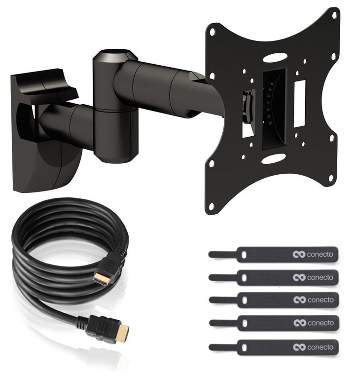 TV Wandhalterung für 10-42 Zoll (ca.25-107cm) Flach &amp; Curved LCD LED OLED Fernseher &amp; TFT Monitor |