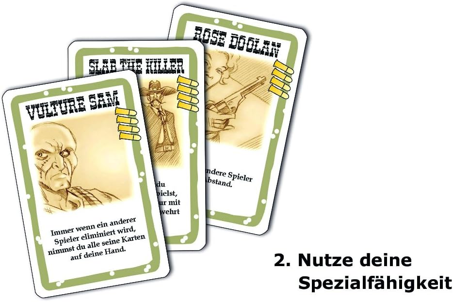 ABACUSSPIELE 69162 - Bang! 4. Edition, Western Kartenspiel, Silver, 190 x 138 x 46 mm