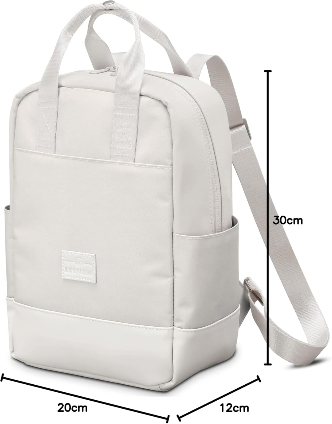 Johnny Urban Rucksack Damen Klein Beige - Jona Small - Stylischer Kleiner Mini Cityrucksack mit Tabl