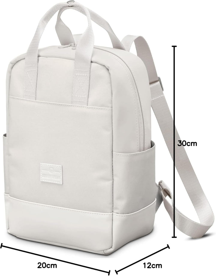 Johnny Urban Rucksack Damen Klein Beige - Jona Small - Stylischer Kleiner Mini Cityrucksack mit Tabl