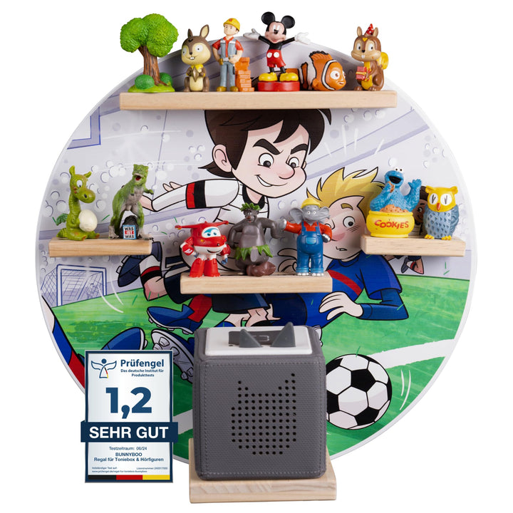 bunnyboo Toniebox Regal - Regal für Toniebox und Figuren - ausreichend Platz für bis zu 20 Tonie Fig
