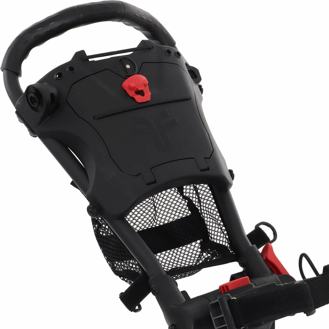 Fast Fold Square Golfwagen mit 3 Rädern Einheitsgrösse rot / schwarz, Einheitsgrösse rot / schwarz