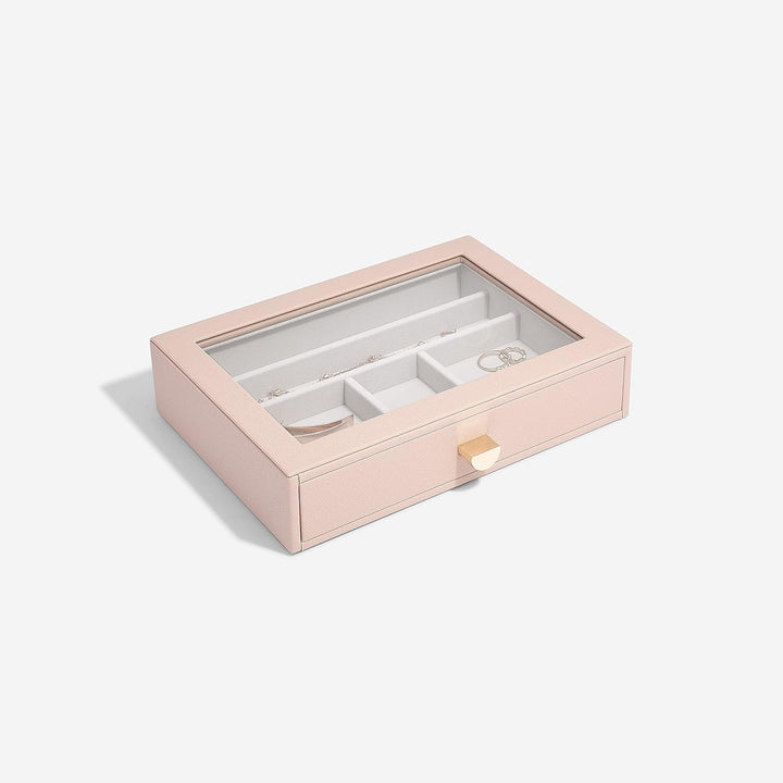 Stackers Blush Classic Jewellery Box Display Drawer Blush Pink, Blush Pink