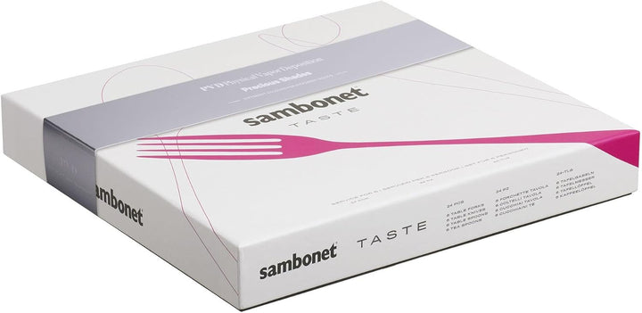 Sambonet, Besteck Set Taste Goldenes Besteck 24-Teilig 6 x Gabel, Messer, Esslöffel, Teelöffel, 6 pe