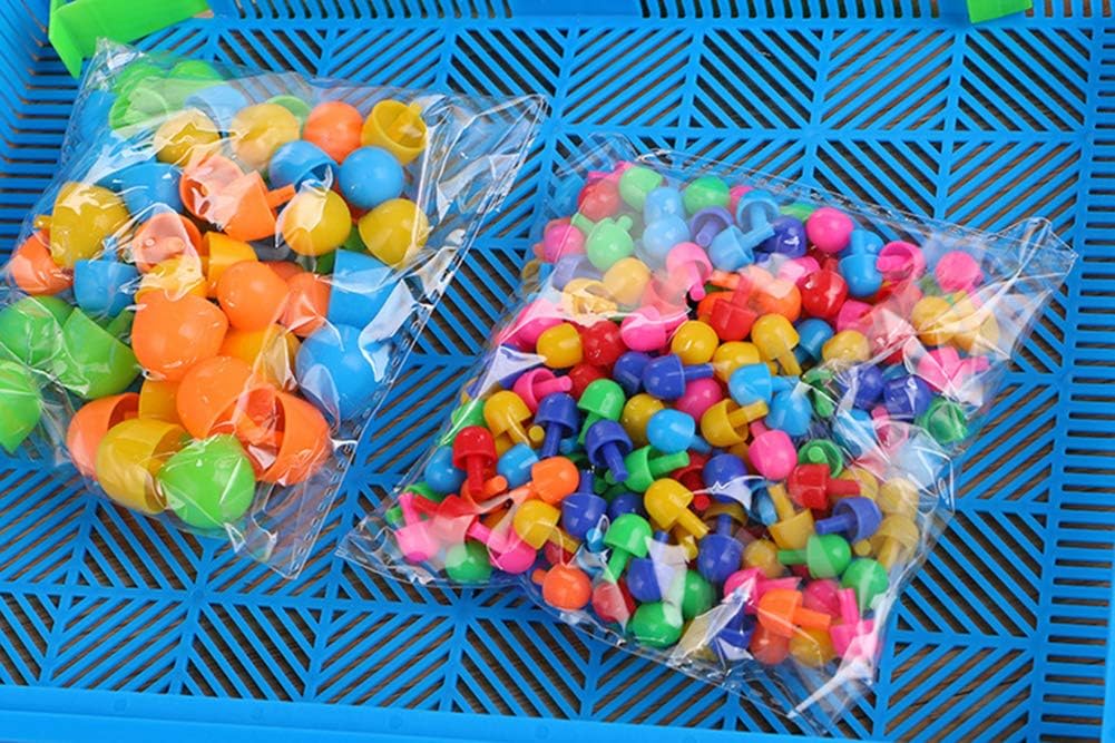 ITODA Steckspielzeug Mosaik Steckspiel Pädagogisches Kinderspielzeug Kreatives Spielzeug Jungen Mädc
