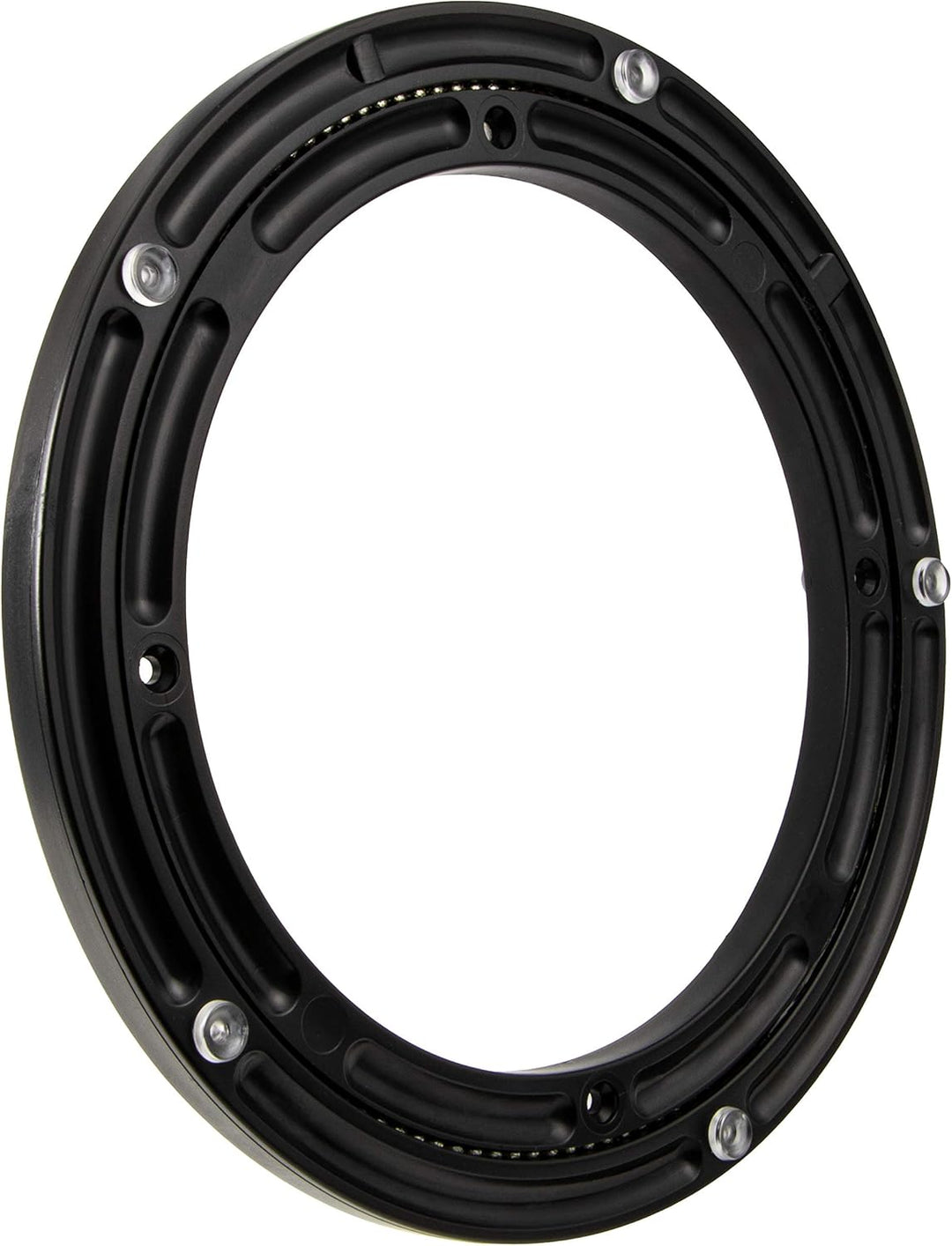 Gedotec Schwerlast-Drehbeschlag 360° Drehscheibe drehbar Ø 230 mm | Drehteller Kunststoff schwarz |