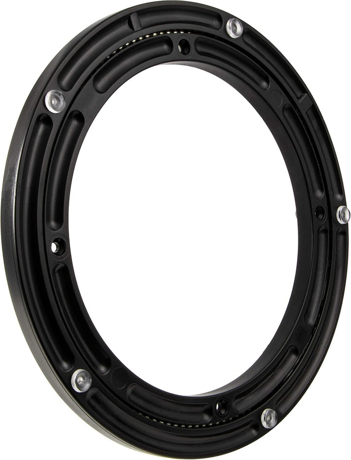 Gedotec Schwerlast-Drehbeschlag 360° Drehscheibe drehbar Ø 230 mm | Drehteller Kunststoff schwarz |