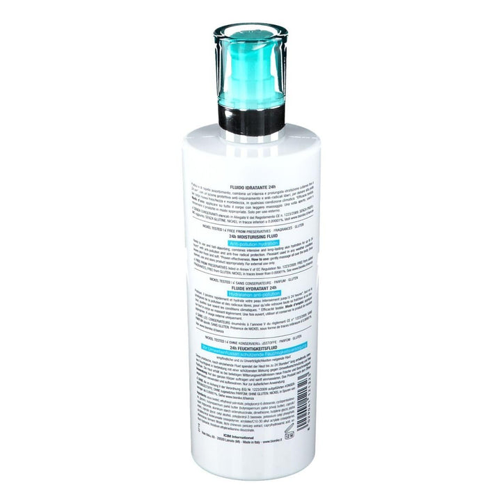 BioNike Defence Body Hydraboost Feuchtigkeitsspendende Flüssigkeit, 24 Stunden, 400 ml, Anti-Verschm