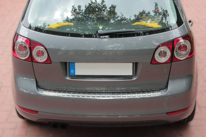 RECAMBO Ladekantenschutz Edelstahl kompatibel für VW Golf Plus 2008-2014, CROSSGOLF 2010-2014 - Hoch
