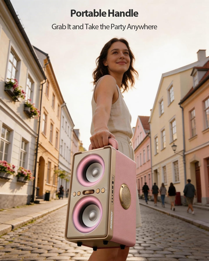 240W Peak Musikbox Bluetooth Gross, kraftvoller, lauter Klang mit tiefen Bässen, 20H Akku,TWS-Funkti