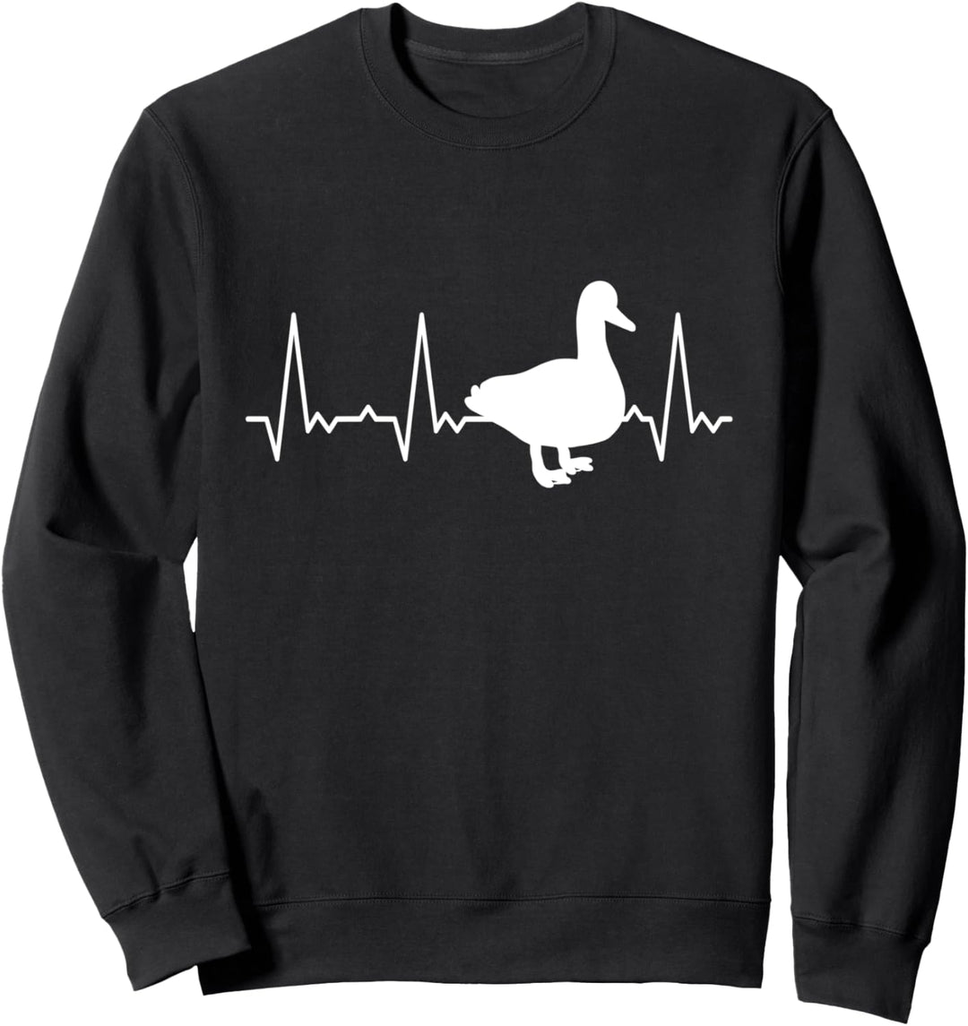 Herzschlag Ente Sweatshirt