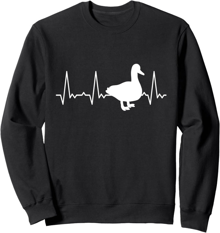 Herzschlag Ente Sweatshirt
