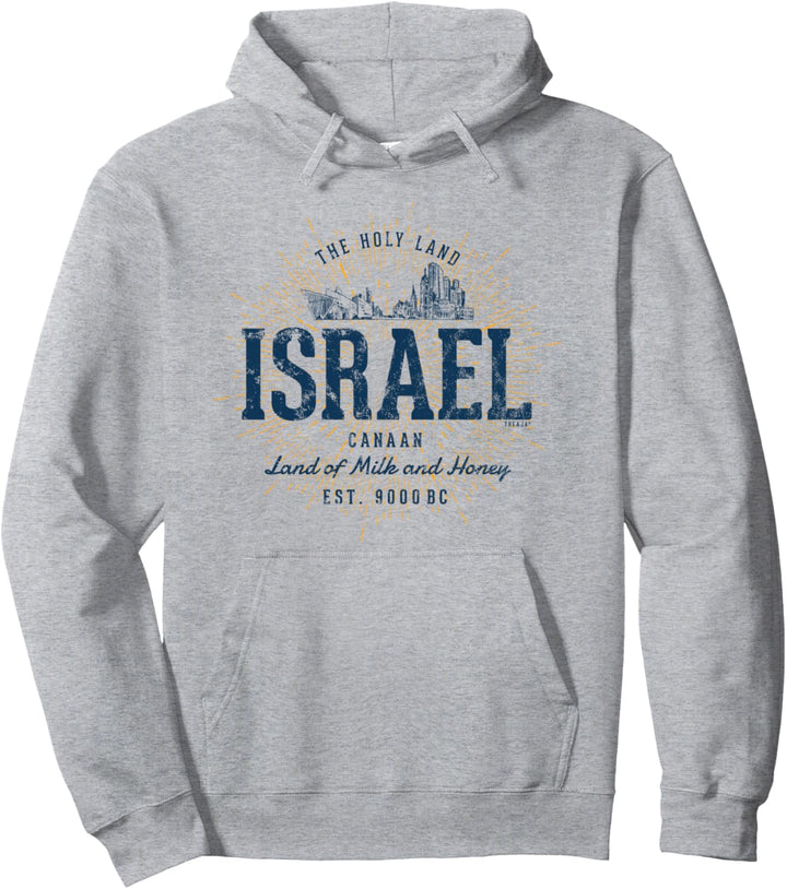 Retro Stil Vintage Israel Pullover Hoodie