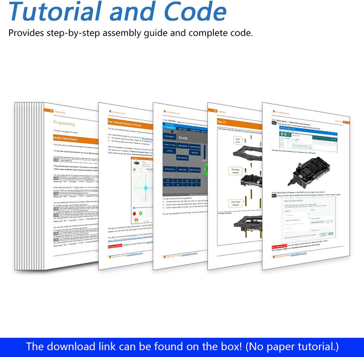 FREENOVE Hexapod Robot Kit (Compatible with Arduino IDE), App Remote Control, Walking Crawling Twist