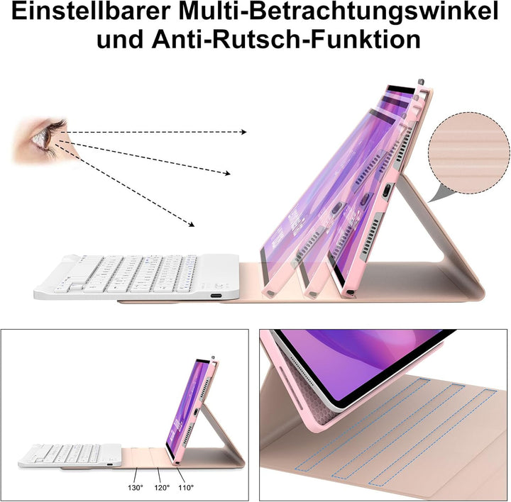 WINCHKING Tastatur Hülle für Lenovo idea tab 11 2025 (TB-336ZU TB-336FU), Bluetooth Tastatur für Len