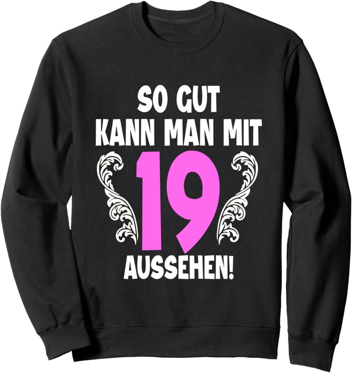 19 Jahre Tshirt Frauen Jahrgang 2003 Geboren 19. Geburtstag Sweatshirt