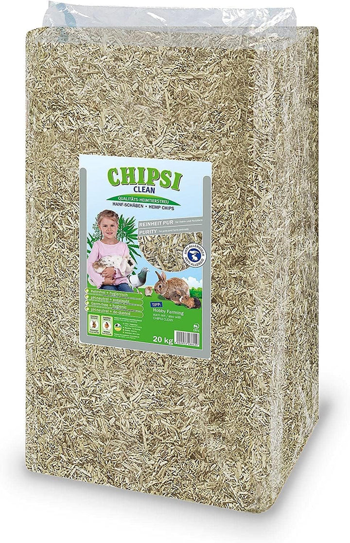 SUPRAVIT Hanfeinstreu Ballen Pferdeeinstreu - TierWohl CLEAN Hanf ist für allergische und Sensible P