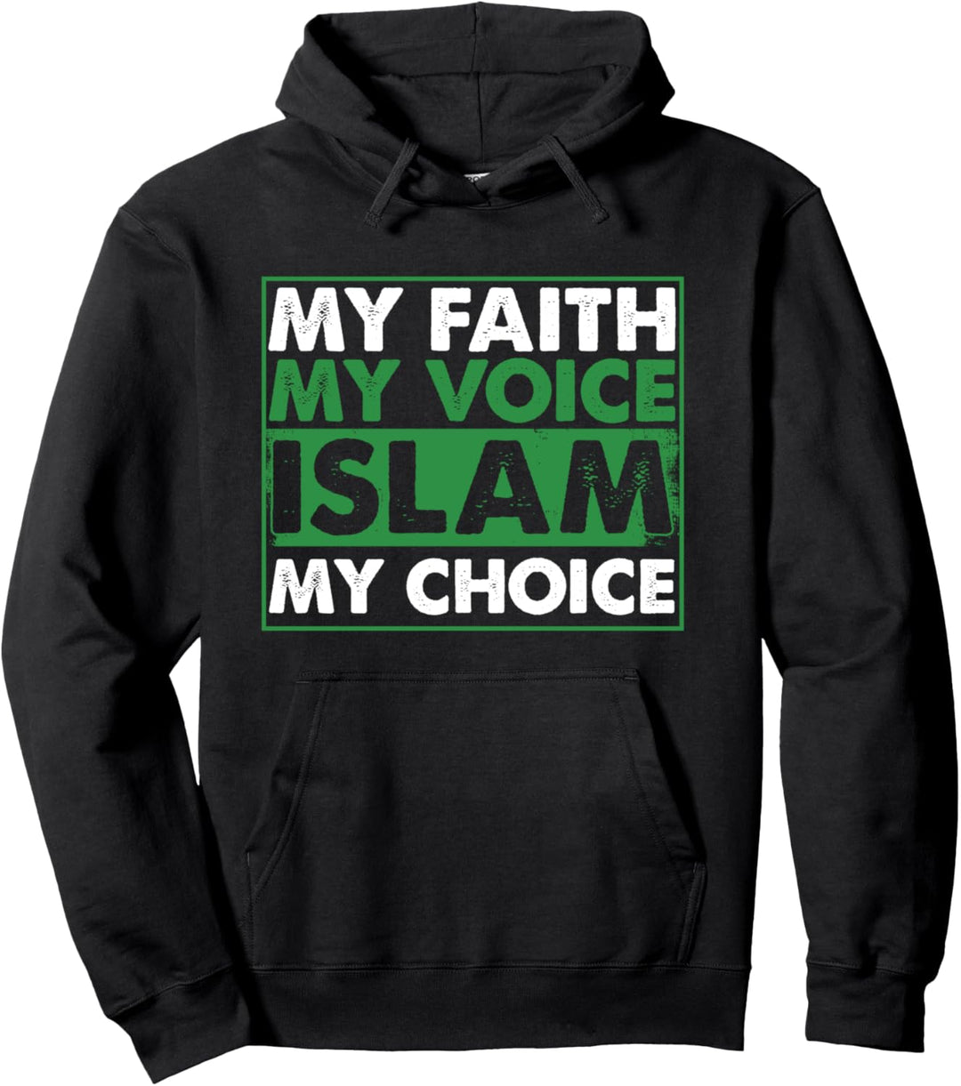 Islam Moslem Muslim Wahl Glaube Religion Allah Gott Geschenk Pullover Hoodie