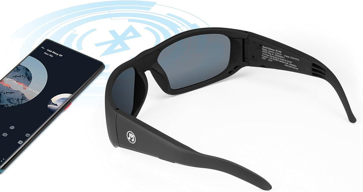 MusicMan BT-X59 kabellose Bluetooth-Soundbrille, offenes Ohr, Musik, Sport, Freisprechfunktion, int,