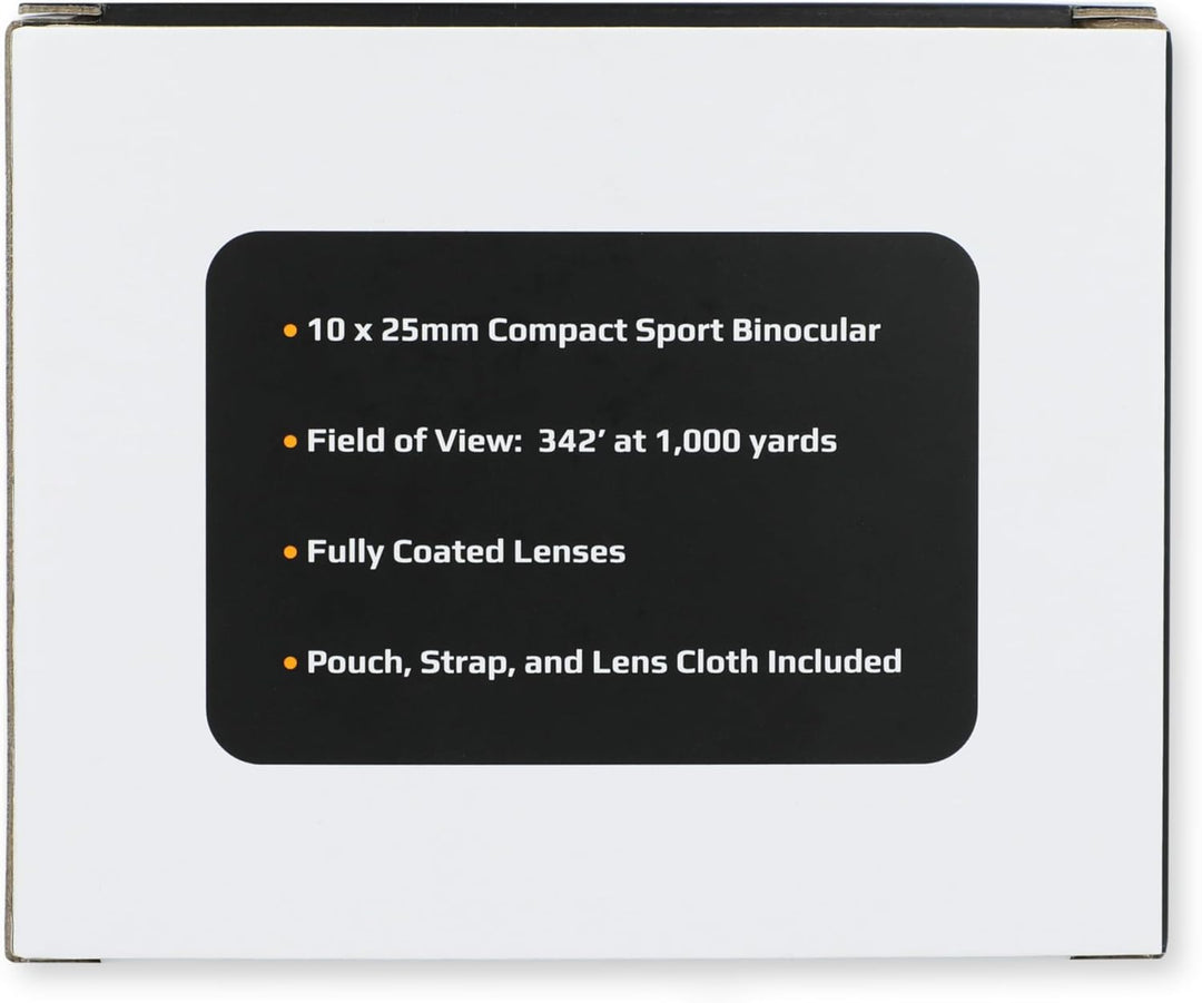 Carson ScoutPlus Sport-Fernglas, 10x25mm, kompakt und besonders handlich (JD-025) 10x25mm Compact-Si