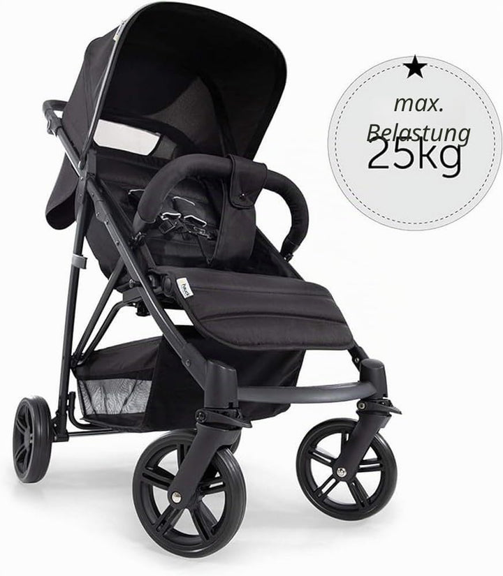 Hauck Buggy Rapid 4 bis 25 kg, Kinderbuggy Klein Zusammenklappbar, mit Liegefunktion, Höhenverstellb