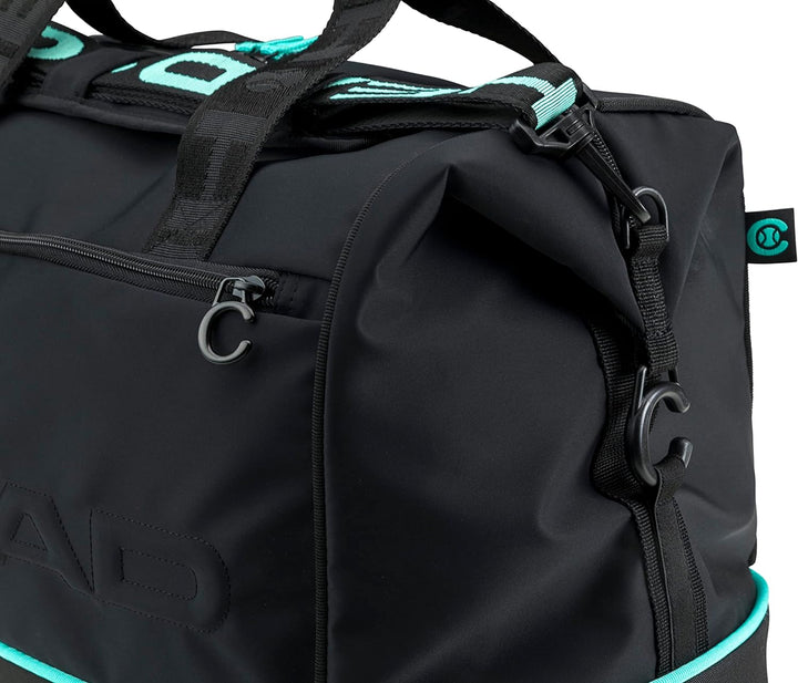 HEAD Unisex – Erwachsene Coco Court Bag Tennistasche, schwarz/Mint, One Size