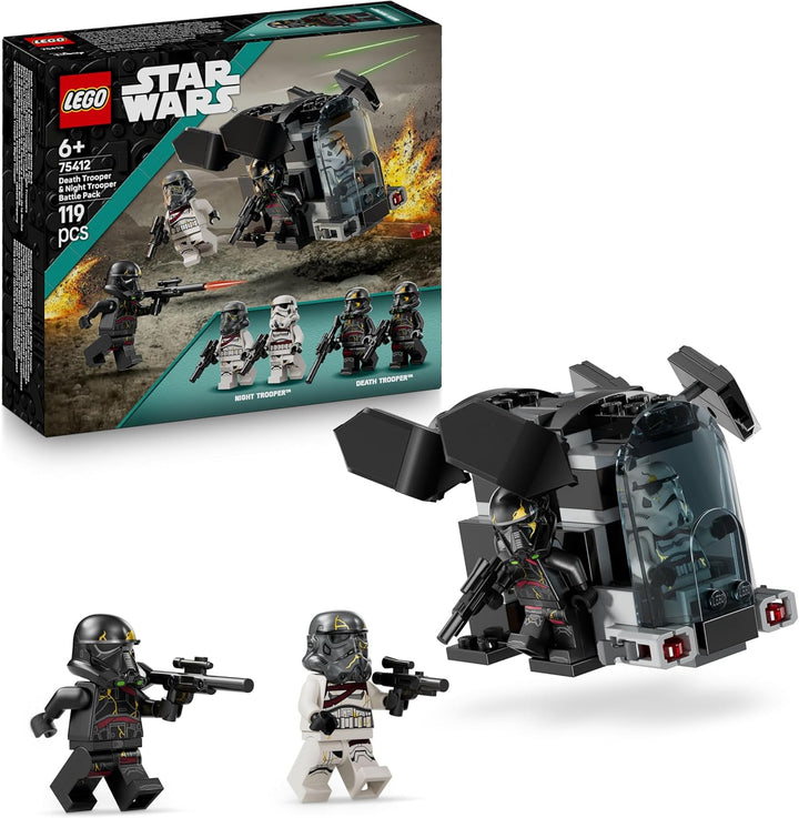 LEGO Star Wars 75412 Todestruppler & Nachttruppler Battle Pack - Bauspielzeug mit Dropship und 4 Min