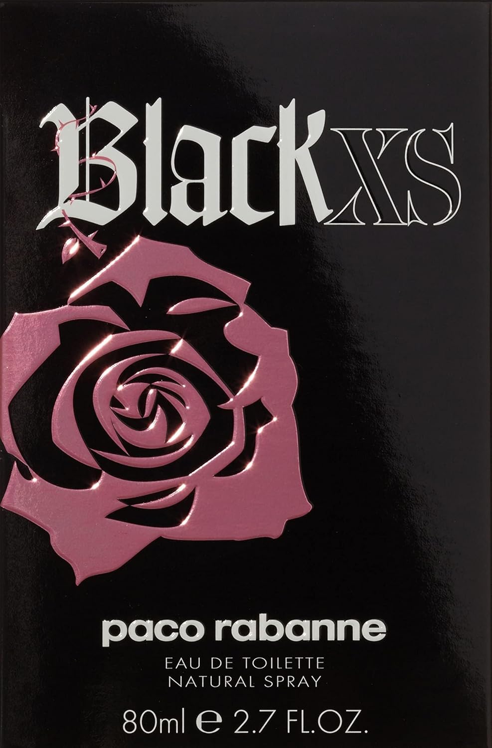 Paco Rabanne Black XS for her femme / woman, Eau de Toilette, Vaporisateur / Spray 80 ml, 1er Pack (