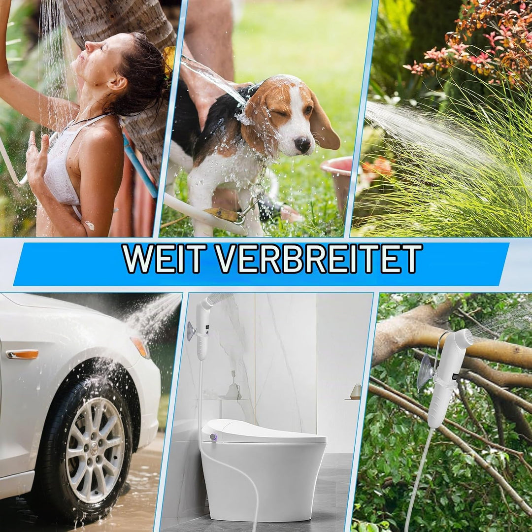 Bidet Po Dusche, Portable Travel Bidet Elektrisches, Peri Bottle mit 2.5 L Wassertank füR Intimdusch