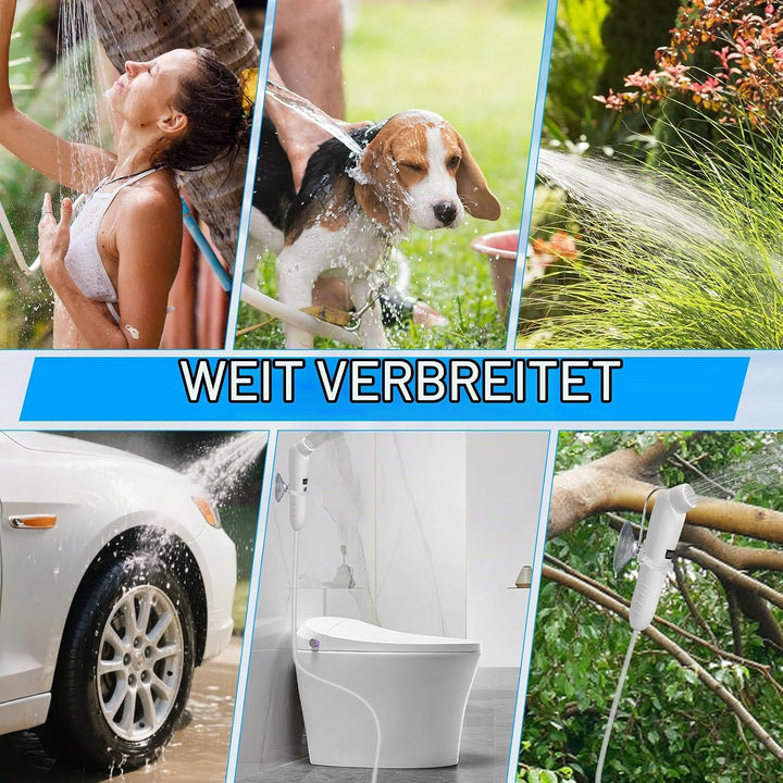 Bidet Po Dusche, Portable Travel Bidet Elektrisches, Peri Bottle mit 2.5 L Wassertank füR Intimdusch