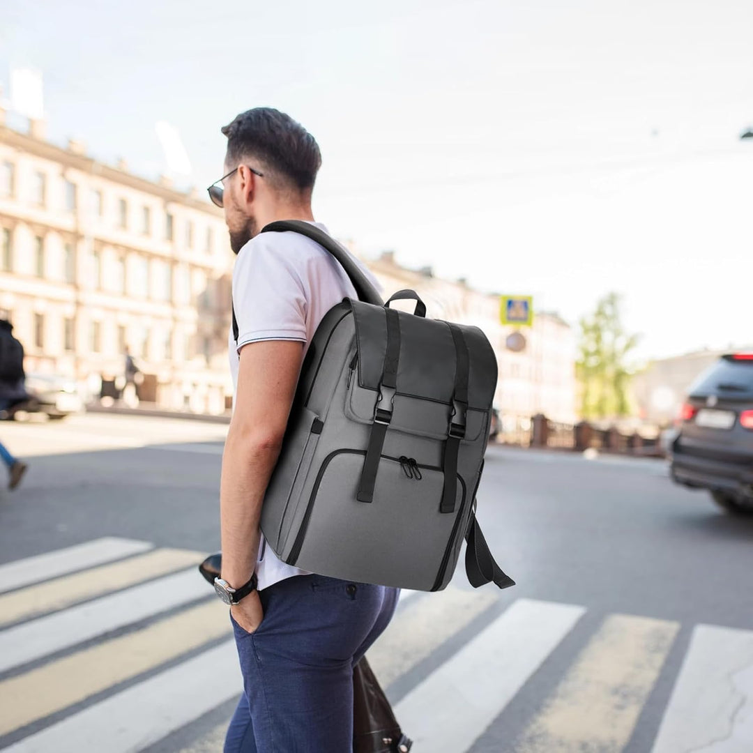 BERTASCHE Lunch Rucksack, Laptop Rucksack 15,6 Zoll mit Isoliertes Kühltasche für Herren und Damen,