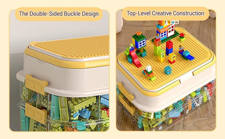 Gilt für Aufbewahrungsbox für Lego Bausteine Ablagefächer Stapelbar Kisten Spielzeug Aufbewahrung,4