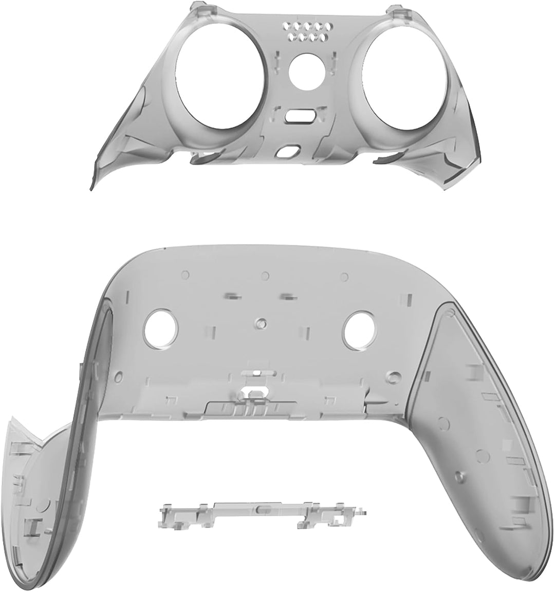 eXtremeRate Dekorative Zierleiste Oben unten, kompatibel mit PS5 Edge Controller, DIY-Ersatz-Schale,