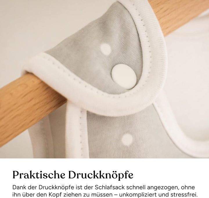Ehrenkind® Baby Sommerschlafsack Rund | Bio-Baumwolle | Sommer Schlafsack Baby Verschiedene Grössen,