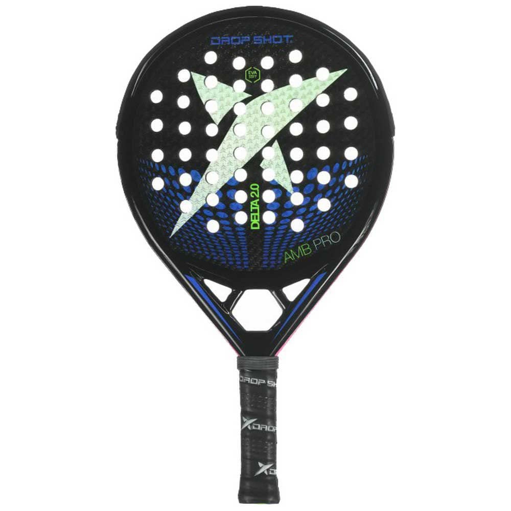 DROP SHOT Padel-Shovel Delta 2.0 2022. Kern: Eva Soft. Rahmen: 100% Kohlenstoff. Gesichter: Kohlenst