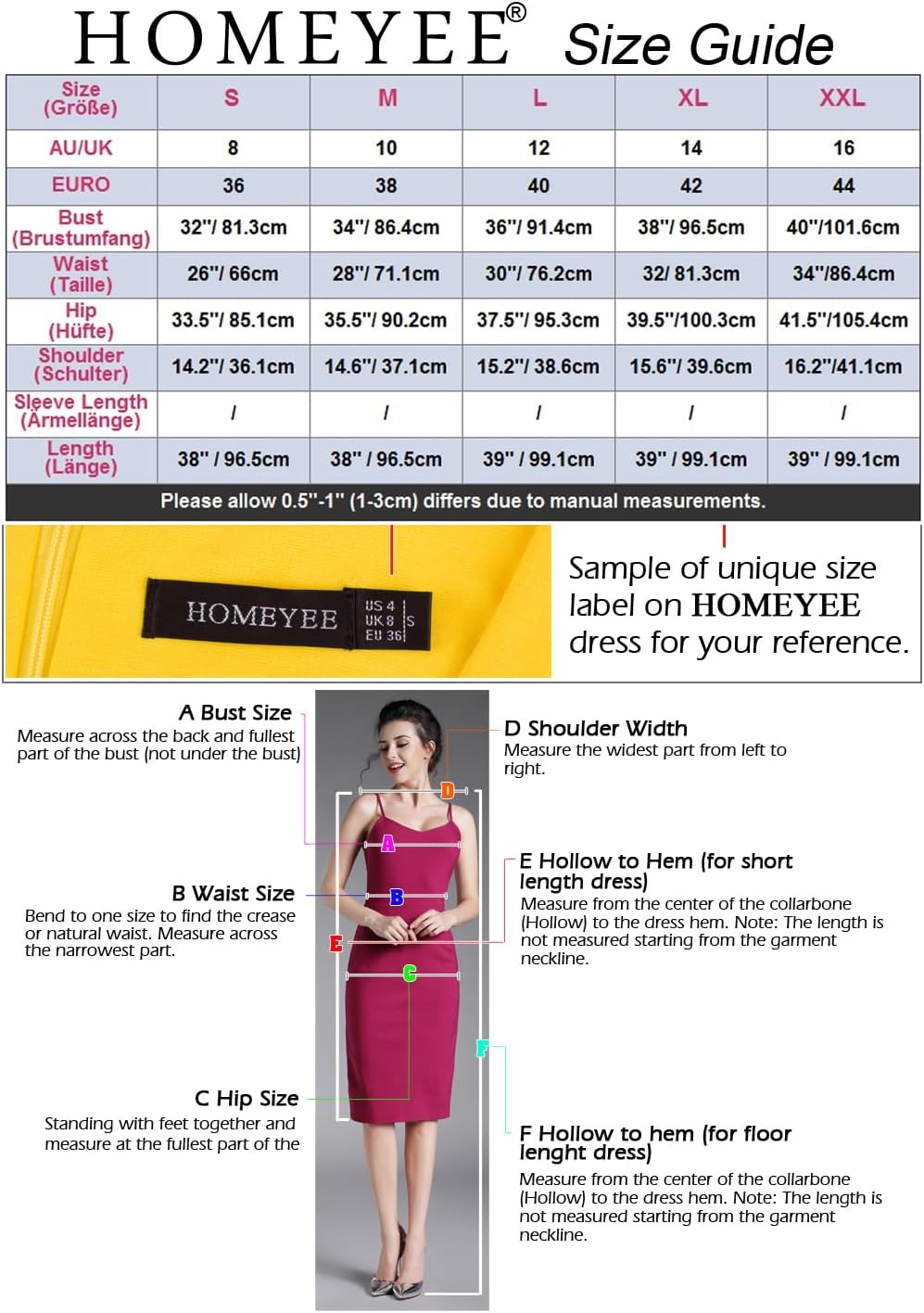 HOMEYEE Damen Vintage V-Ausschnitt Bodycon Business Bleistiftkleid mit Schlitz B700, XL Burgund