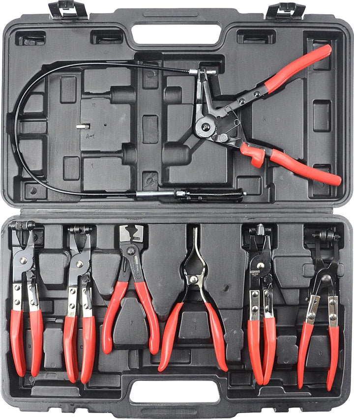 KS Tools 115.1055 KFZ Schlauchschellenzangen-Satz, 7-tlg