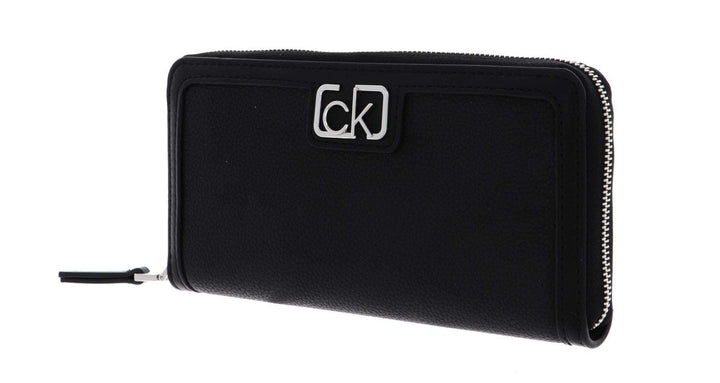 Calvin Klein Zip Around Wallet CK Black