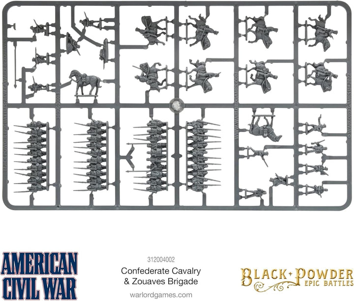 Black Powder Epic Battles – American Civil War Konföderate Kavallerie & Zouaves Brigade