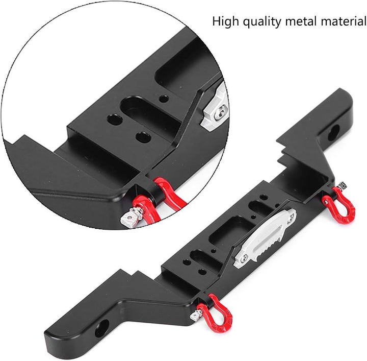 1/10 Frontstossstange, Hochfeste RC Frontstossstange Langlebig für 1/10 RC Crawler für Axial SCX10 T