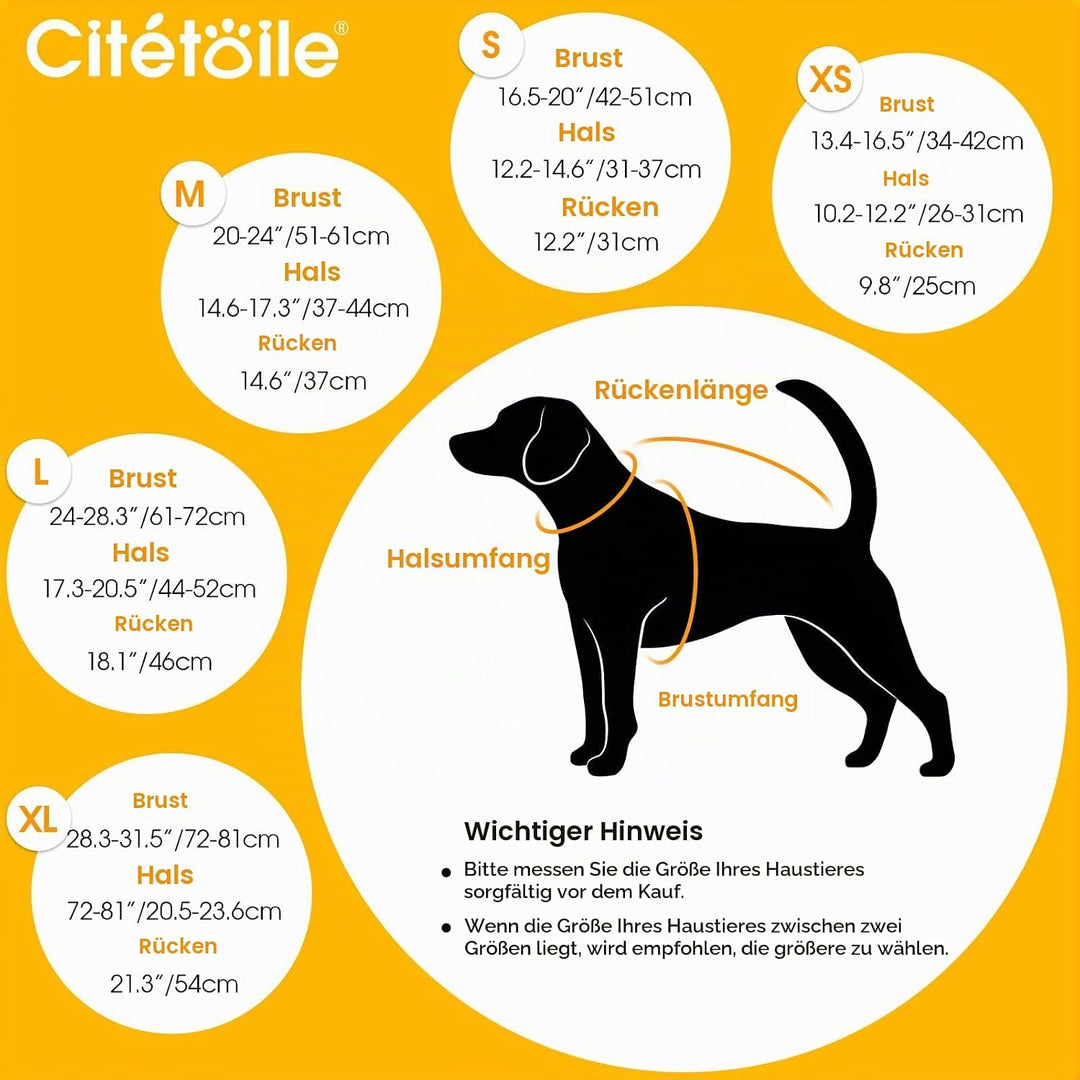 Wintermantel Hundemantel, Warme Winterjacken mit Fleece für Hunde,Hundejacke Hundekleidung Hundepull