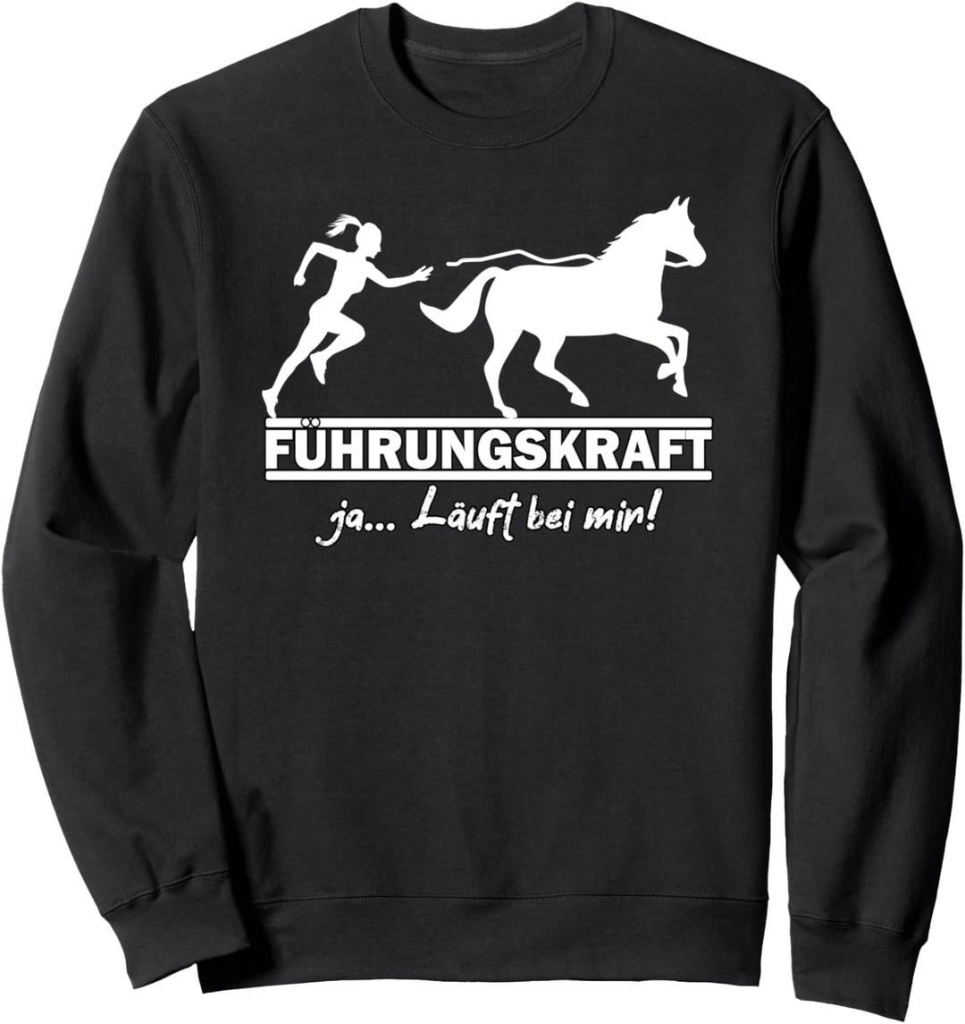 Pferde Führungskraft Reiterwesten Sweatshirt