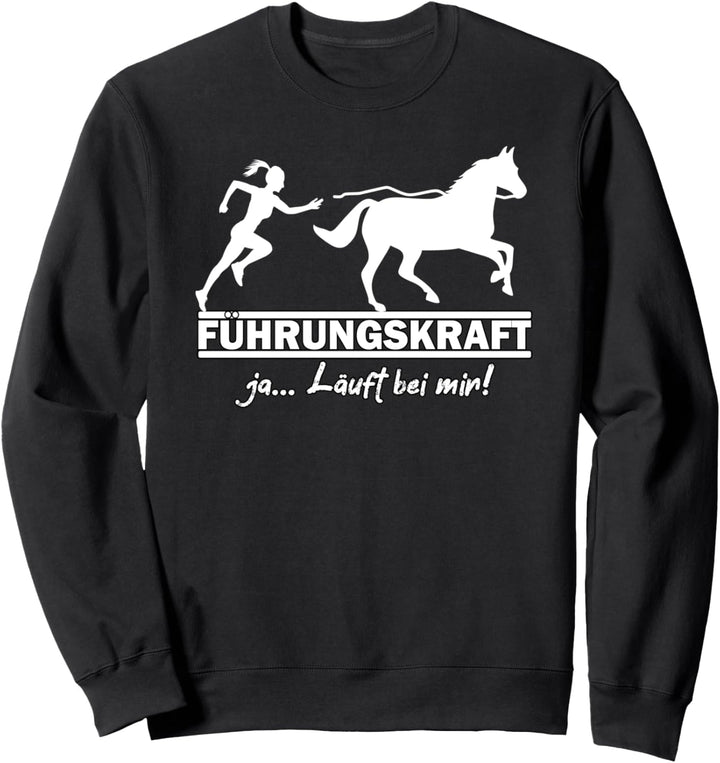Pferde Führungskraft Reiterwesten Sweatshirt